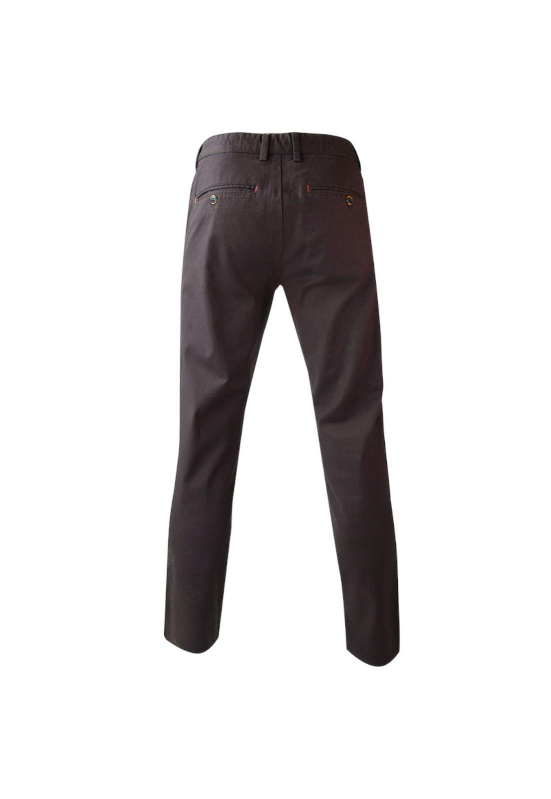 Pantalón Gabardina Spandex Frente Plano Slim Fit-2