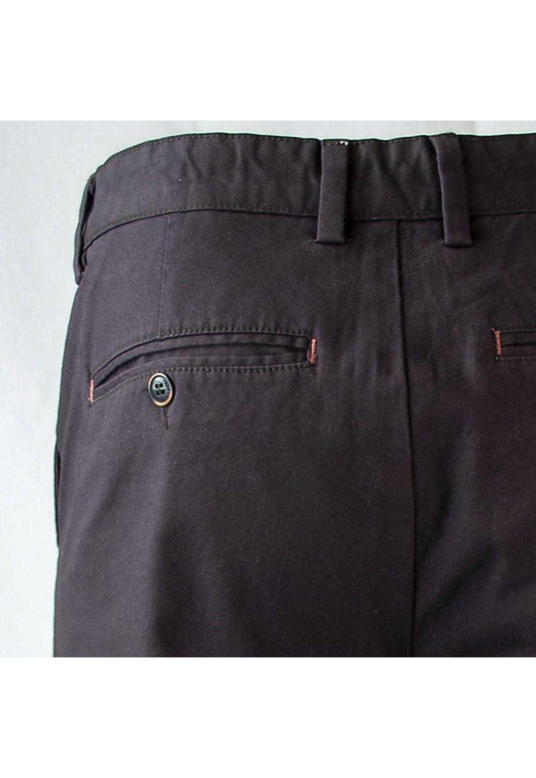 Pantalón Gabardina Spandex Frente Plano Slim Fit-3