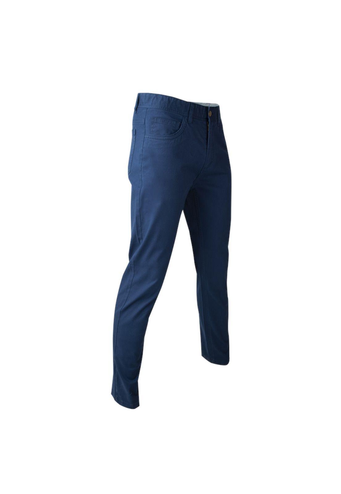 Pantalón Gabardina Spandex 5 Bolsillos Slim Fit-1