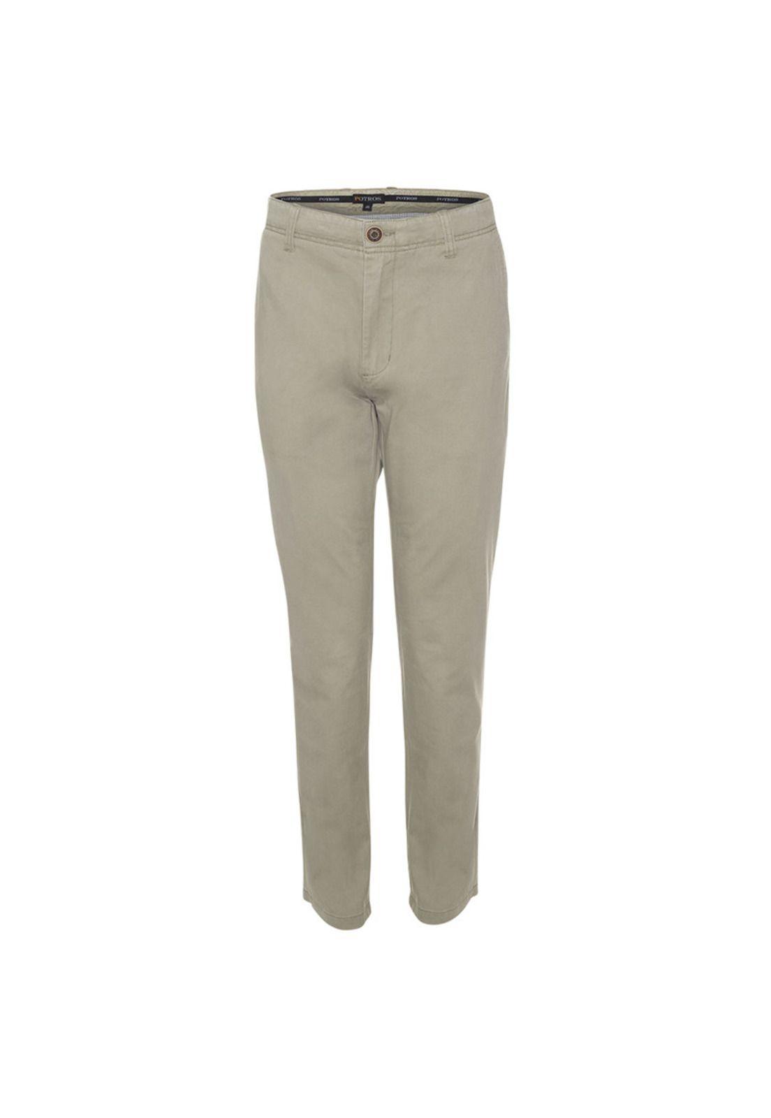 Pantalón Gabardina Frente Plano-0