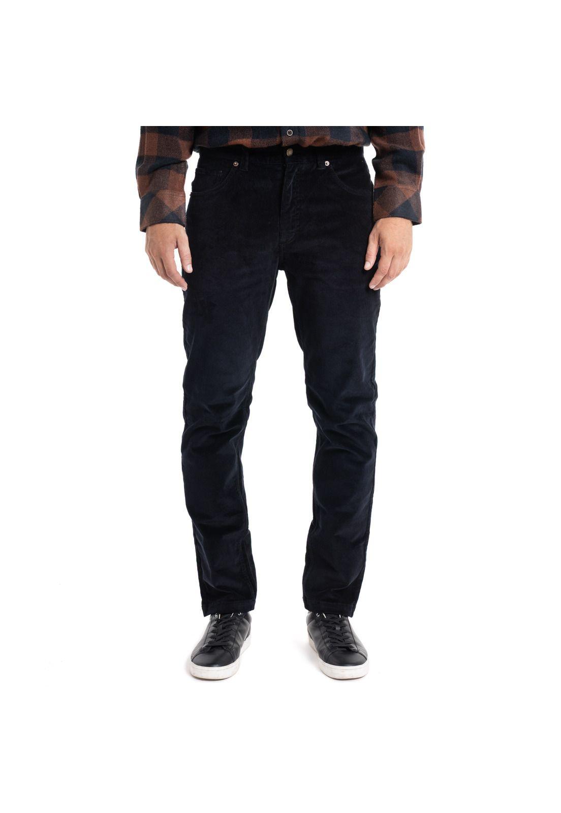 Pantalón Cotelé Castilla Hombre Algodón Slim-0