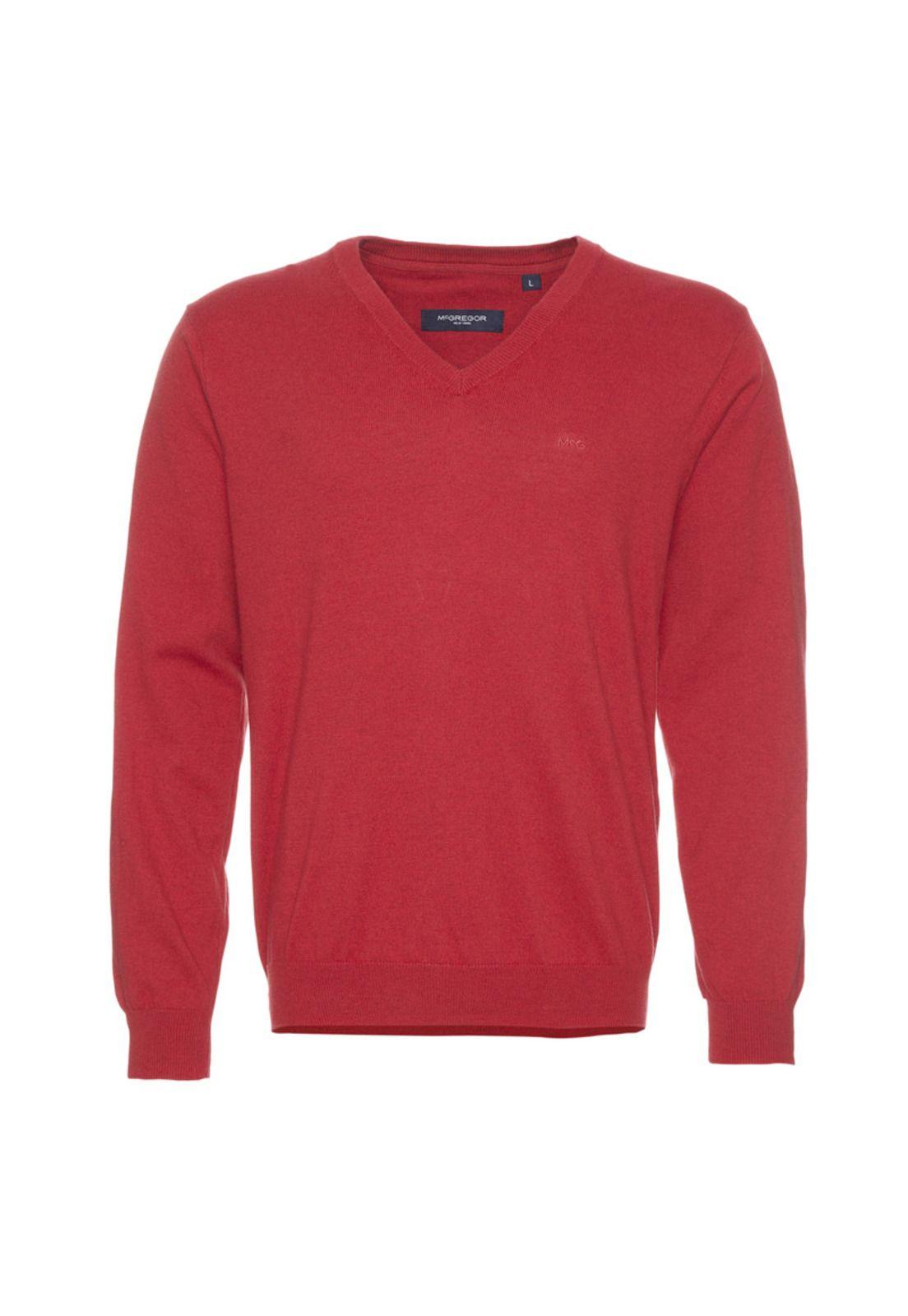 Sweater Cuello V Melange-0