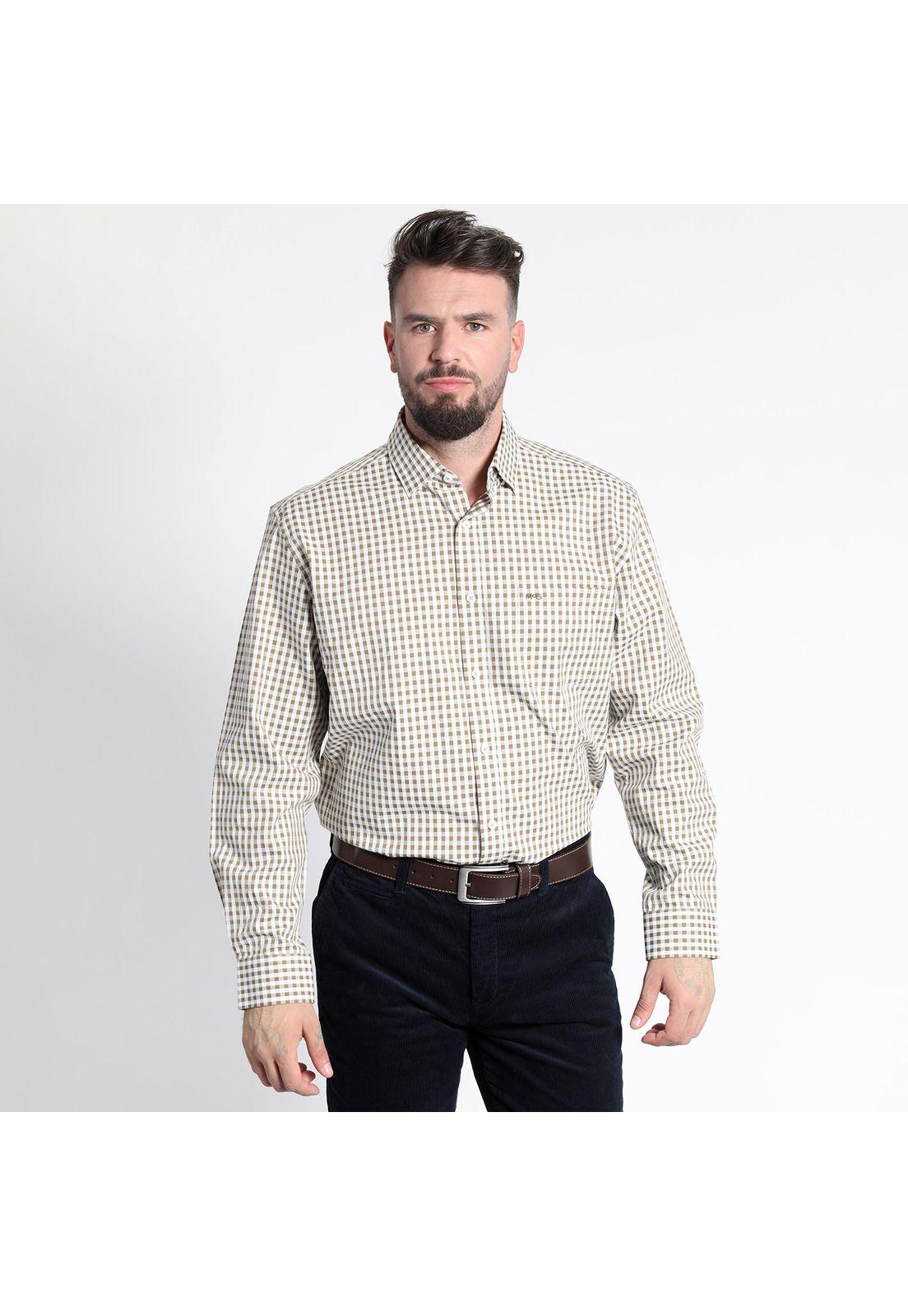 CAMISA MANGA LARGA CUADRILLÉ YD REGULAR FIT-2