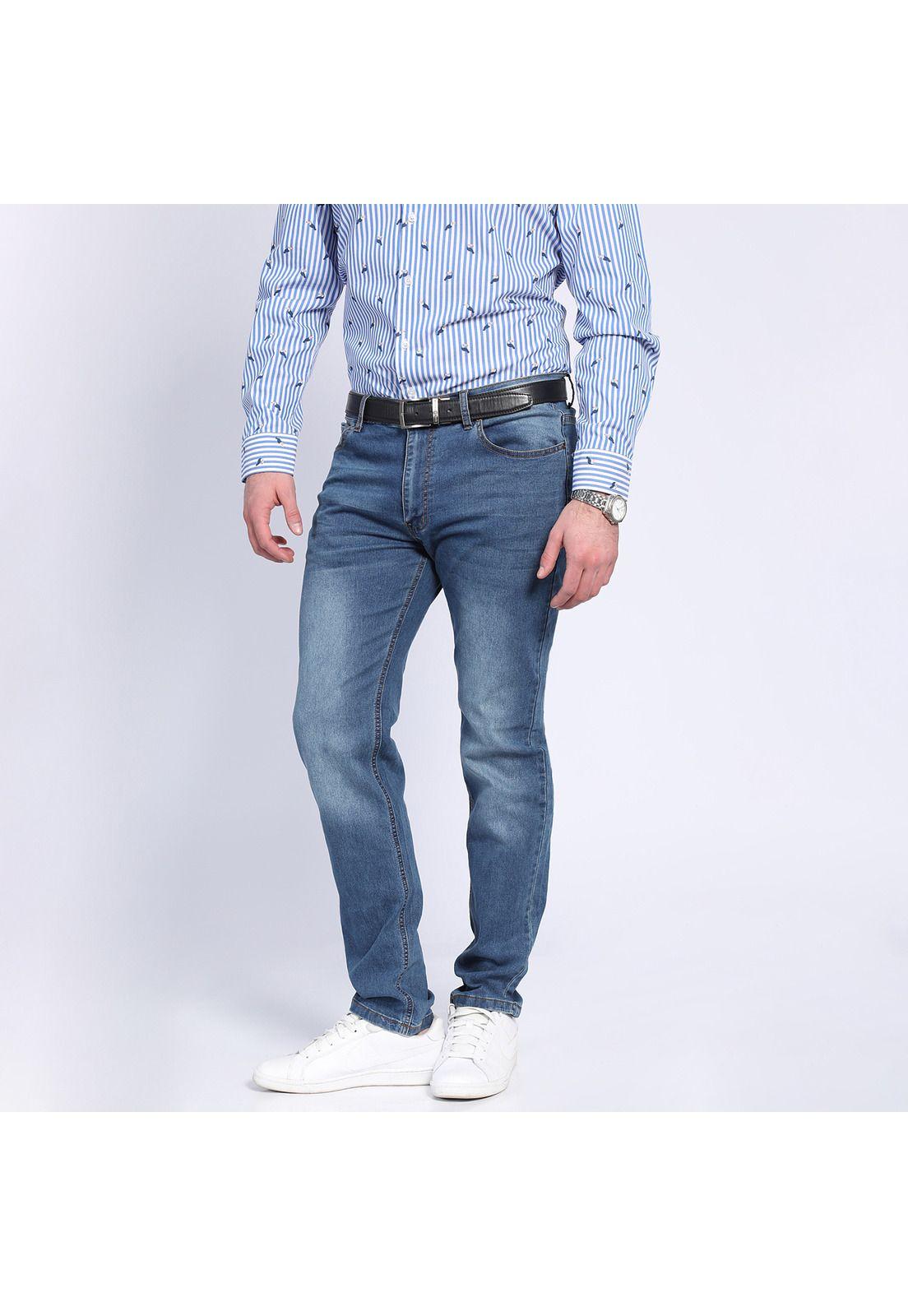 Jeans Linea Spandex Slim Fit Denim-0