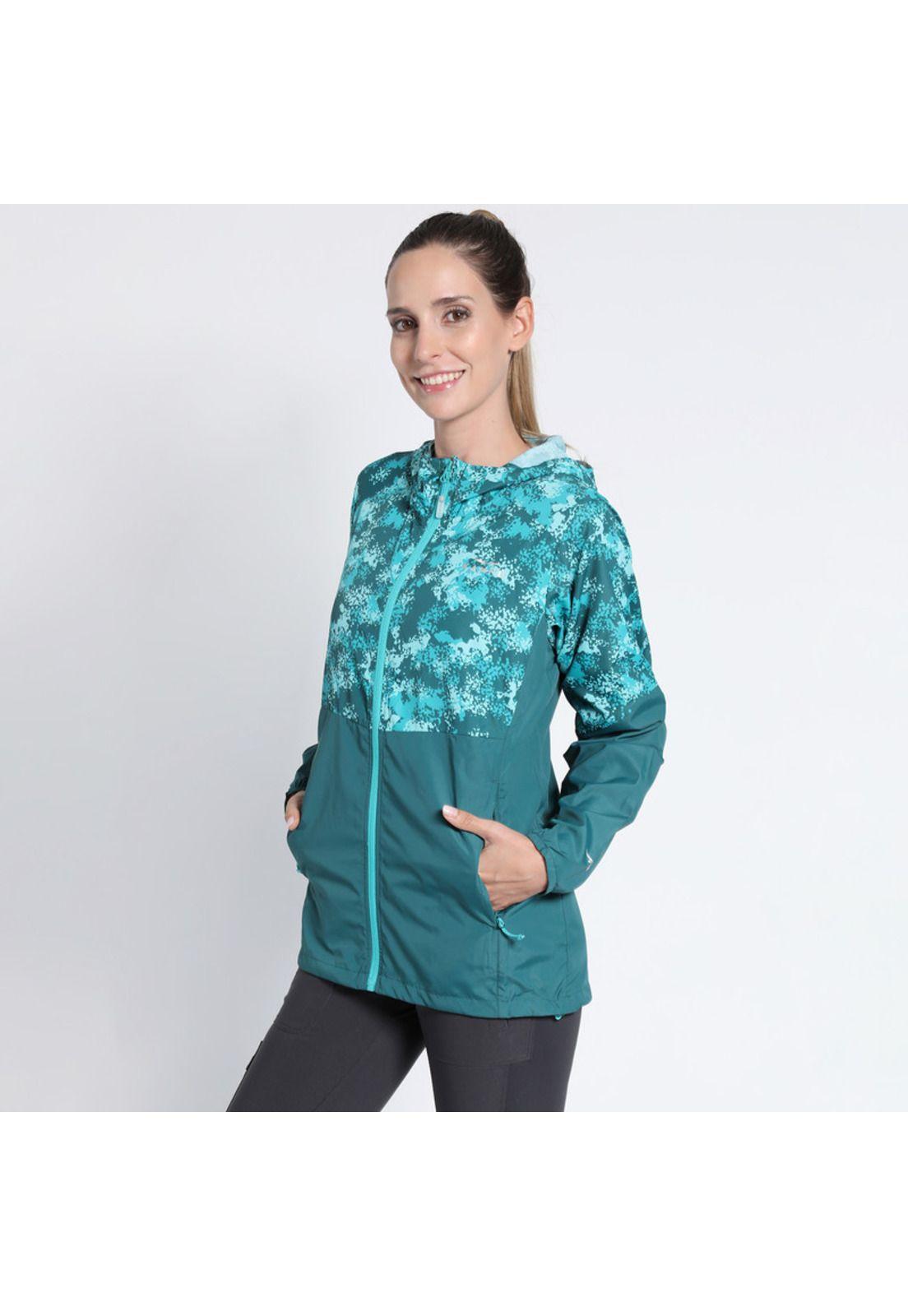 Cortaviento Banano Empacable Mujer-1