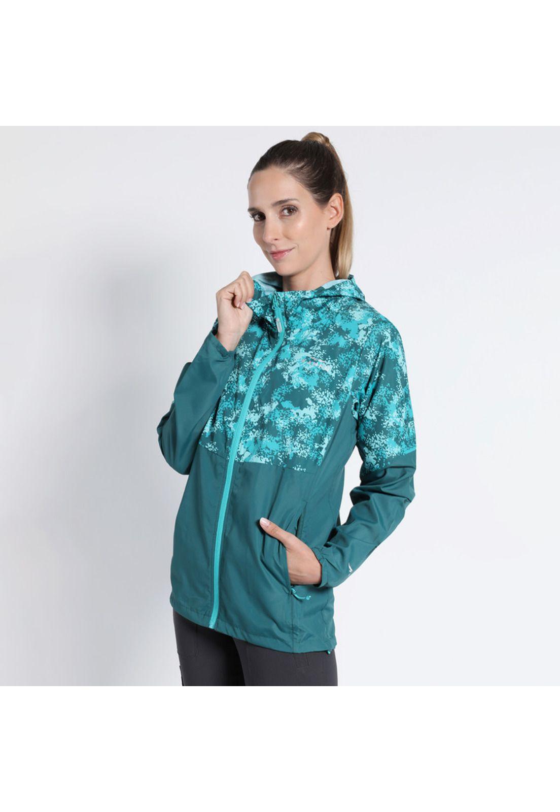 Cortaviento Banano Empacable Mujer-2