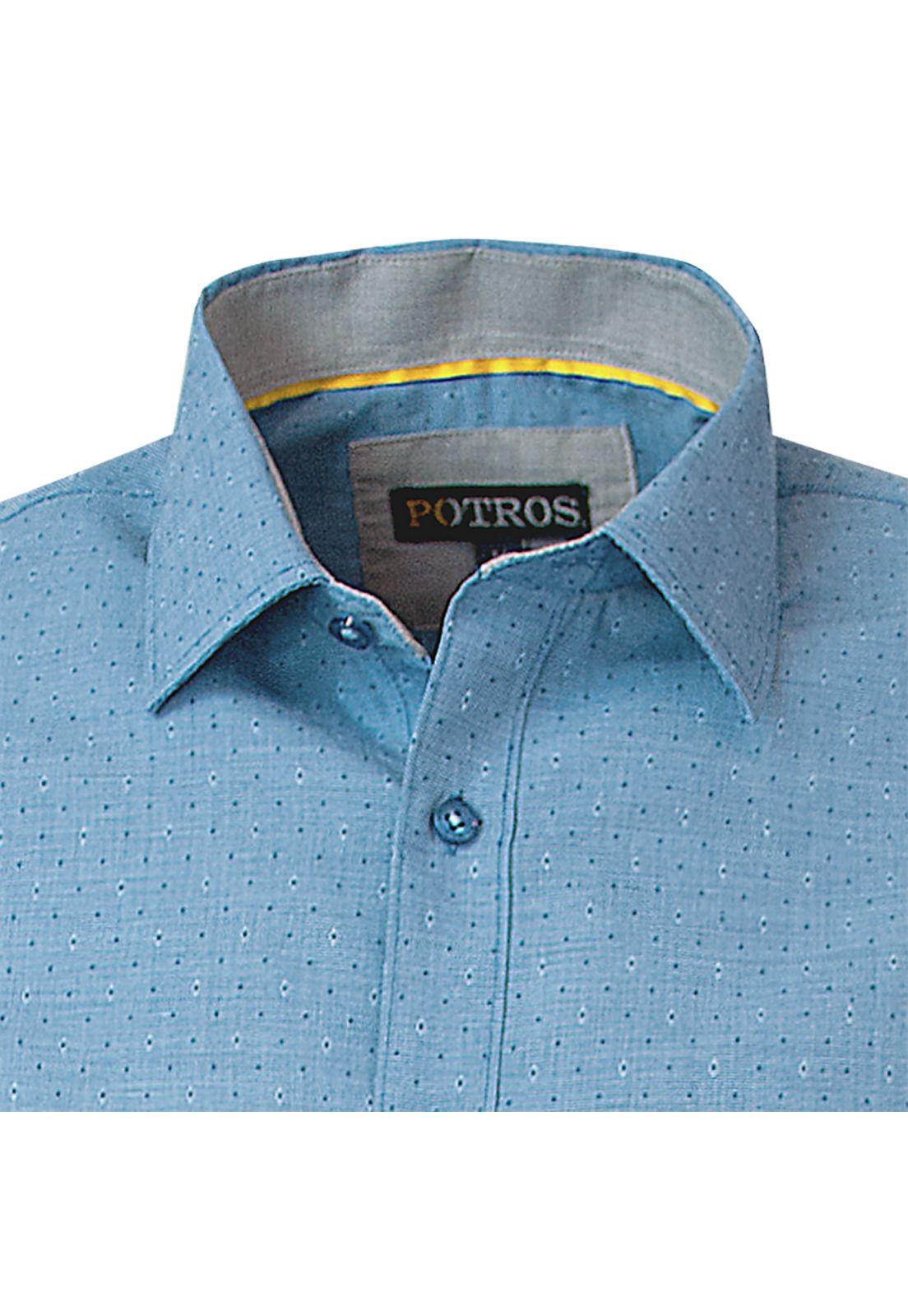 Camisa Fantasía Jacquard Slim Fit-3