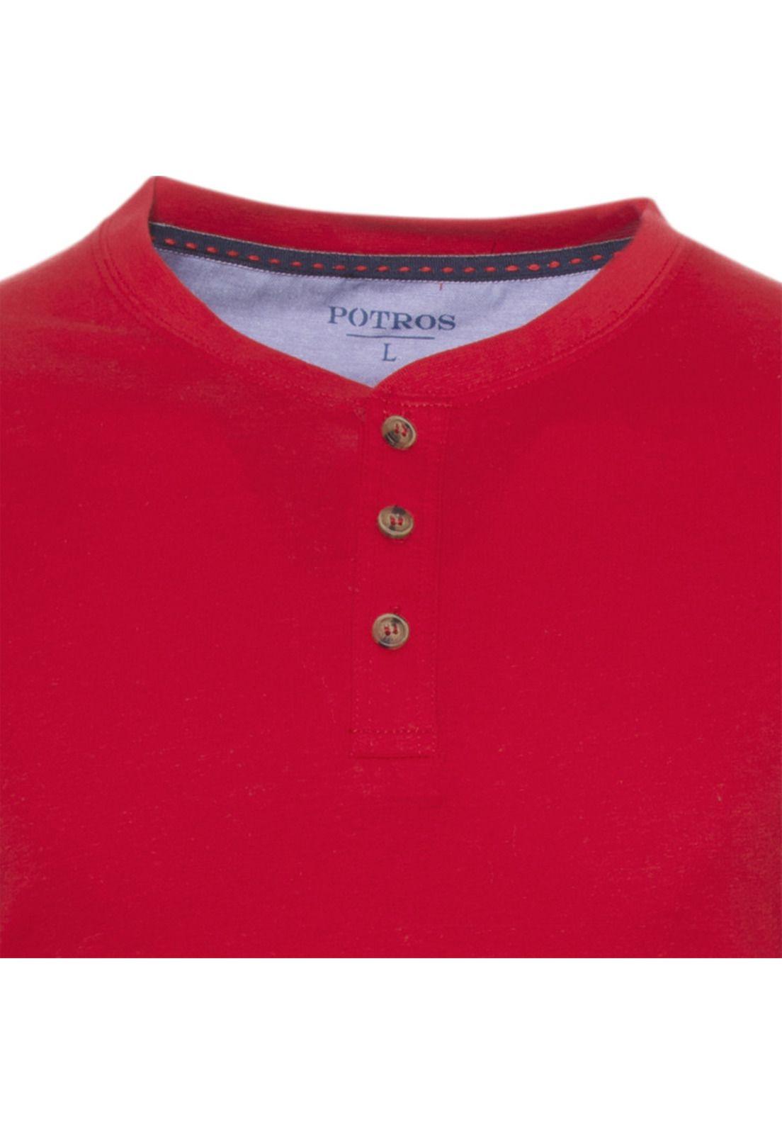 Polera Jersey Botónes En Cuello-3