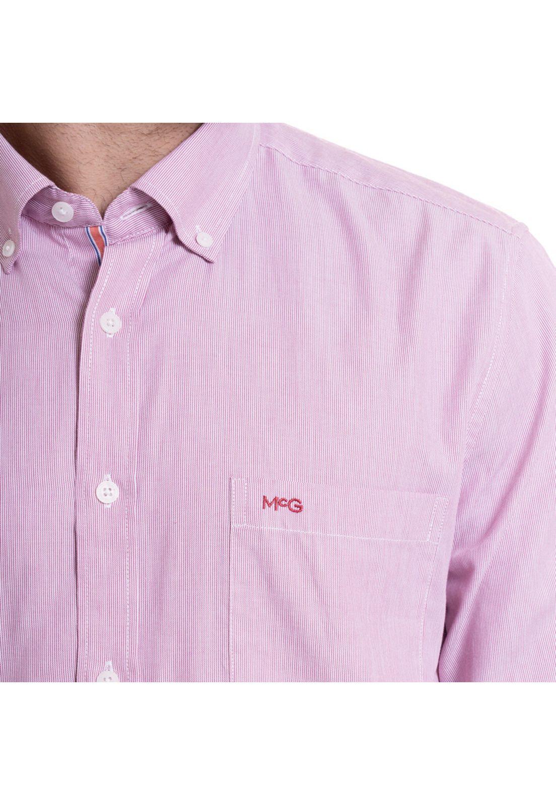 Camisa Dobby Comfort Fit Burdeo-3