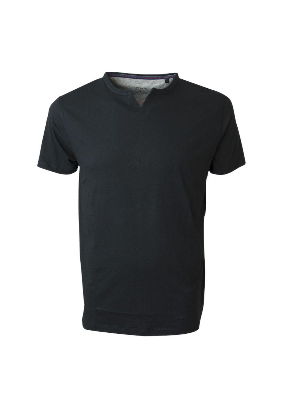 Polera Jersey Cuello V-0
