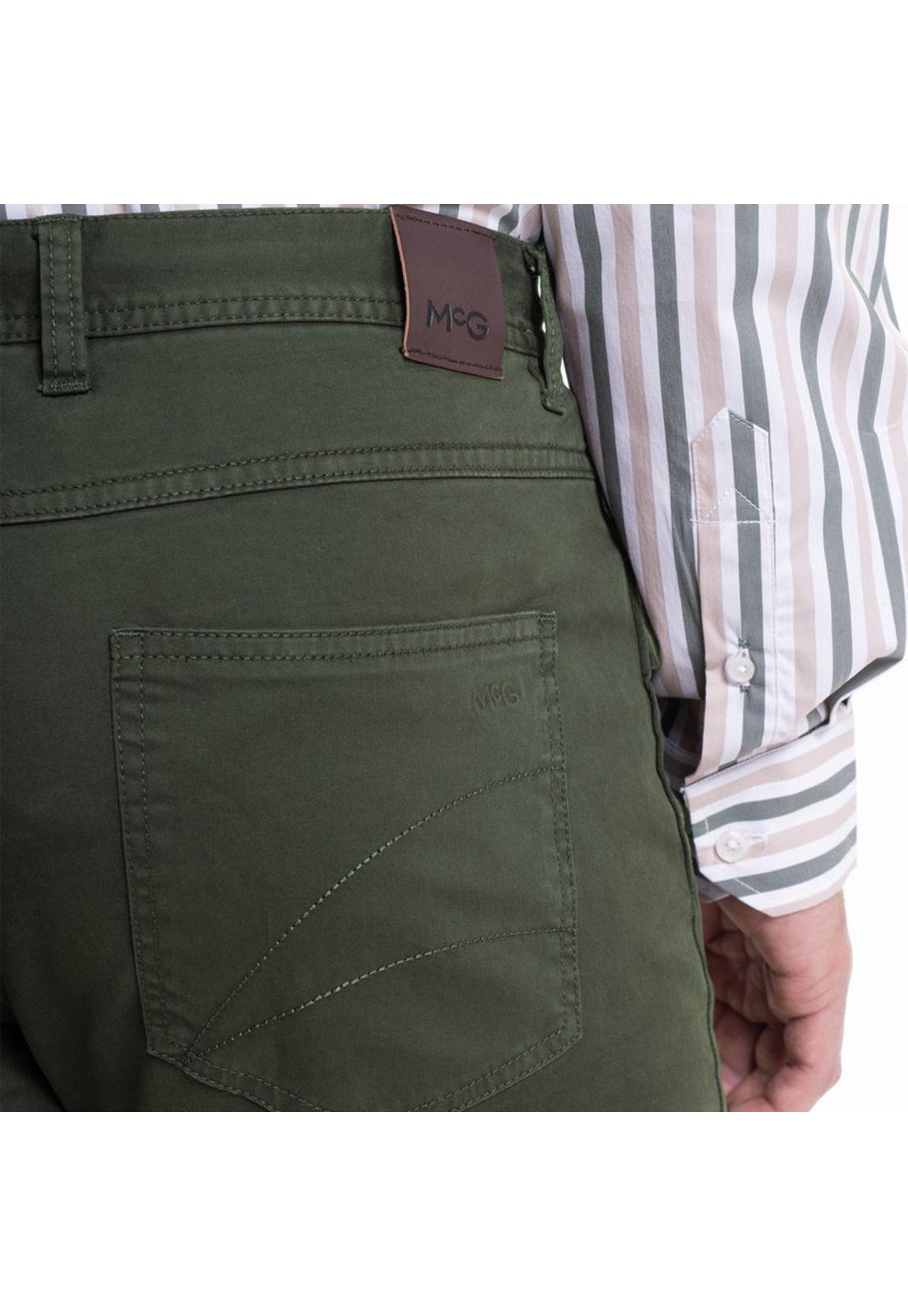 Pantalón 5 Pocket Spandex Verde Musgo-3