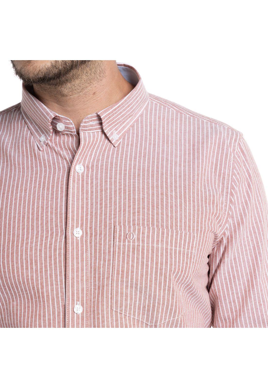 Camisa Oxford listada Bergen-5