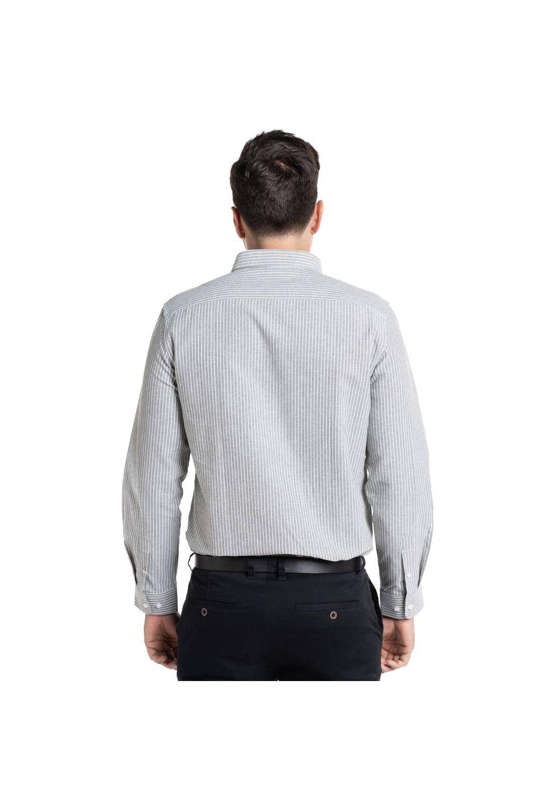 Camisa Oxford listada Bergen-7