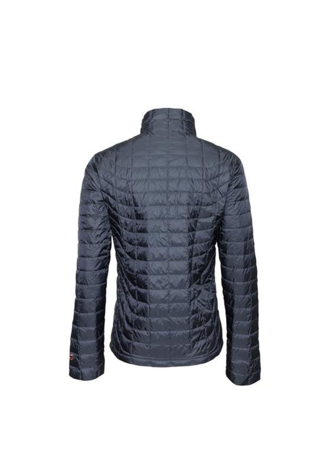 Parka De Plumas Acolchada Gris-2