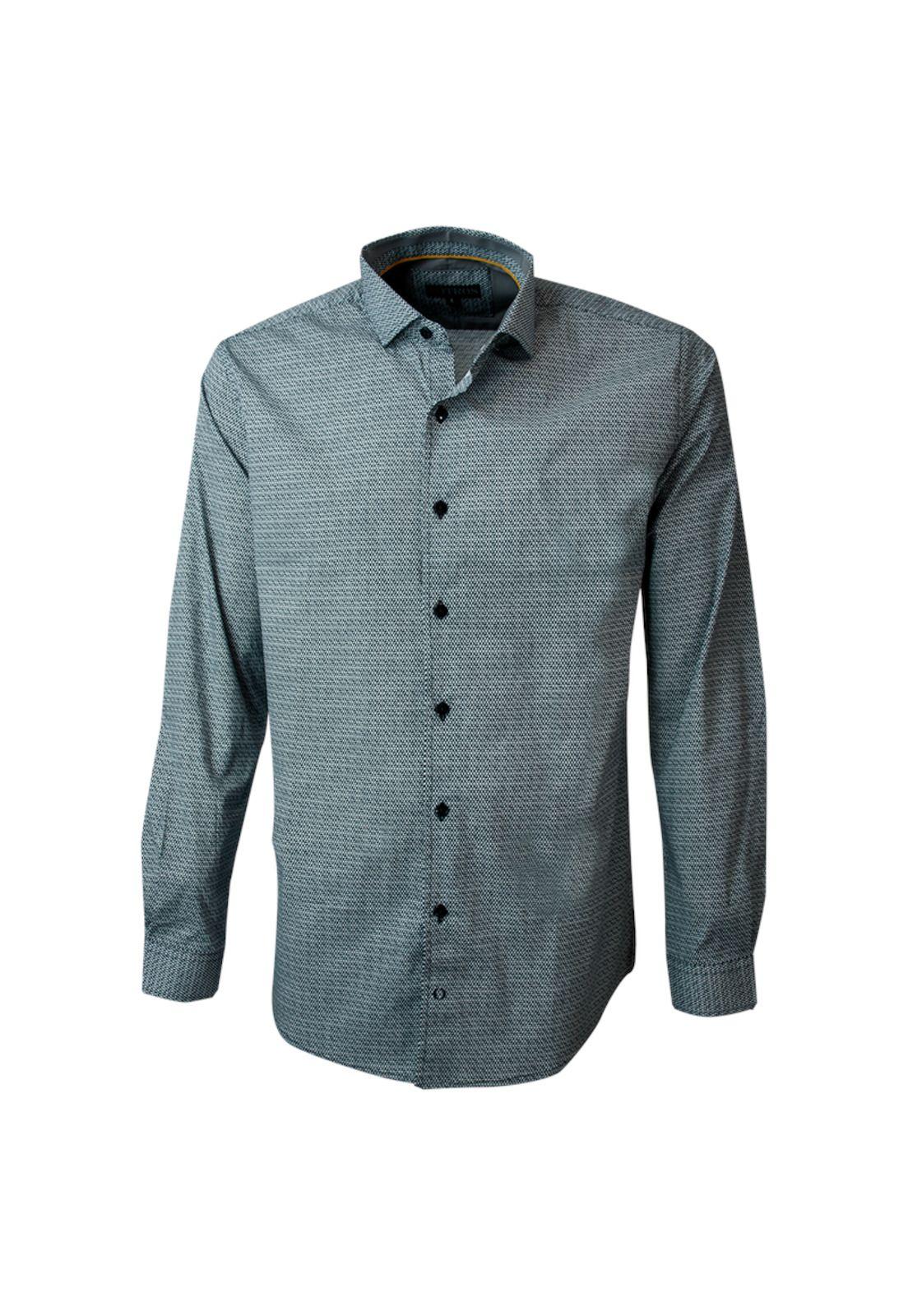 Camisa Estampada Spandex Ultra Slim-0