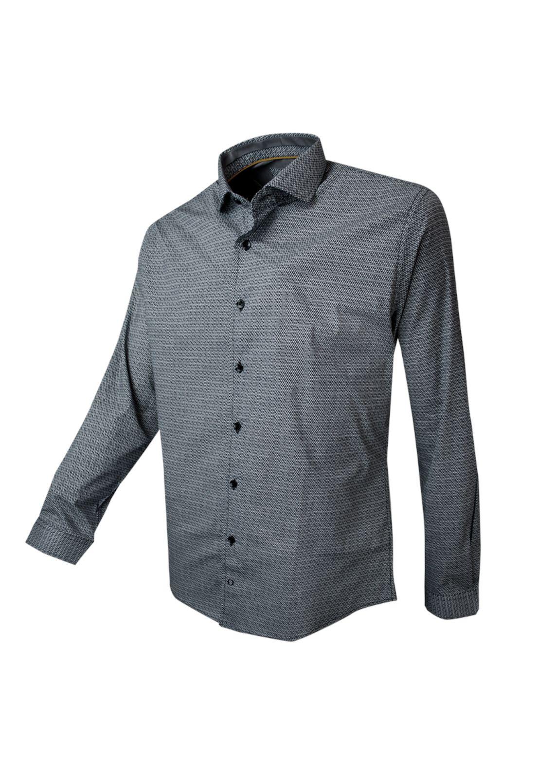 Camisa Estampada Spandex Ultra Slim-1