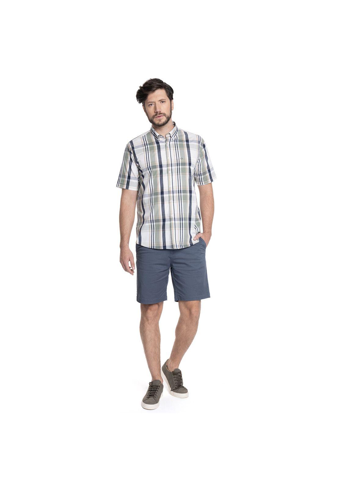 CAMISA HOMBRE MANGA CORTA TREVIRA ESCOCESA EDIMBURGO-3