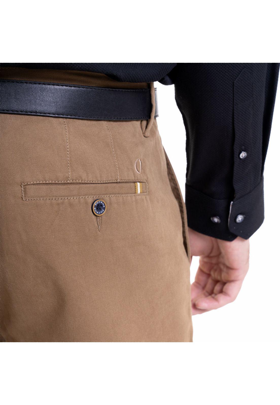 Pantalón Frente Plano Khaki-3