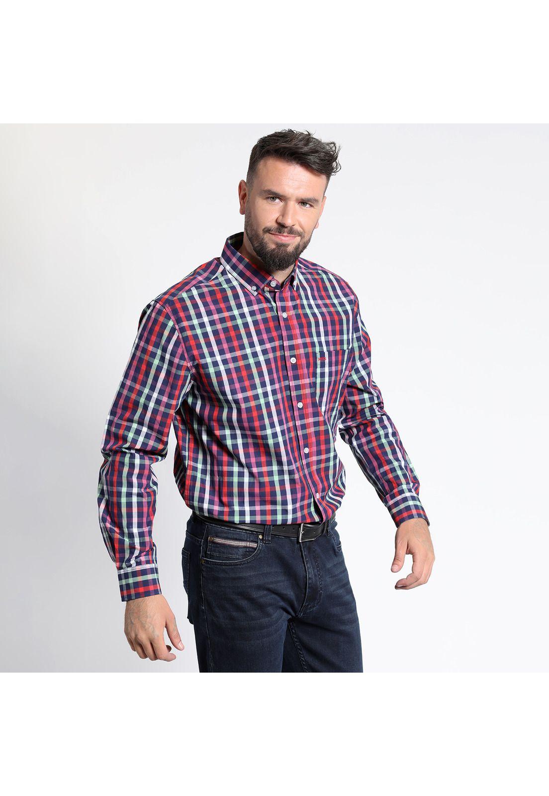 CAMISA MANGA LARGA CUADRILLÉ YD REGULAR FIT-2