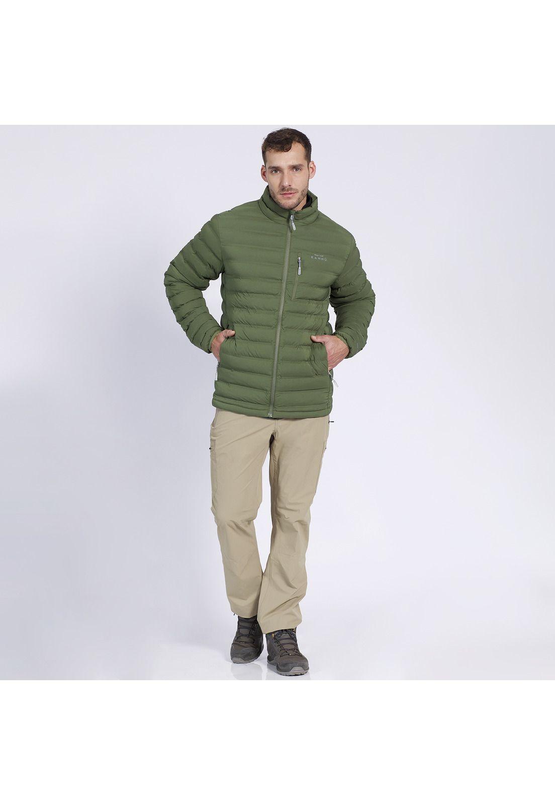 Parka Insulada Grey Hombre Verde-2