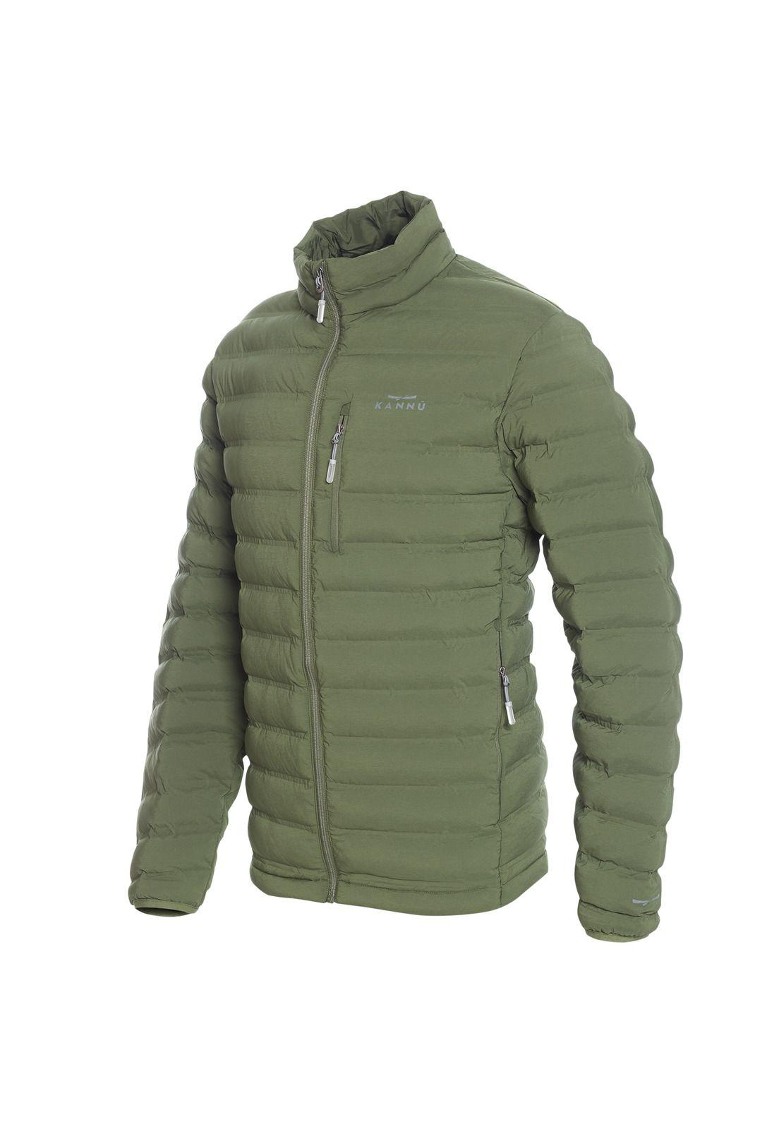 Parka Insulada Grey Hombre Verde-3