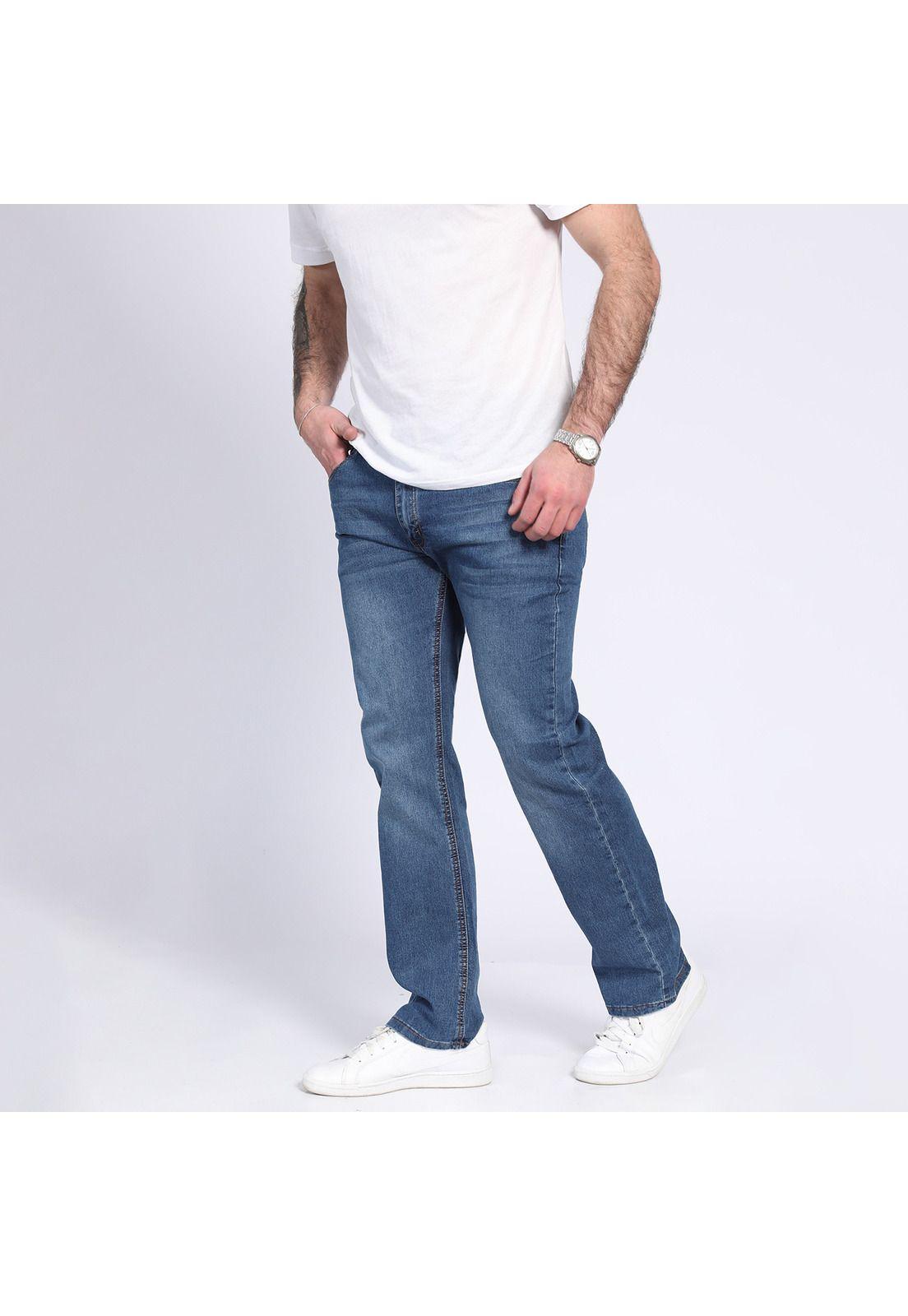 Jeans Linea Spandex Regulart Fit Denim-0