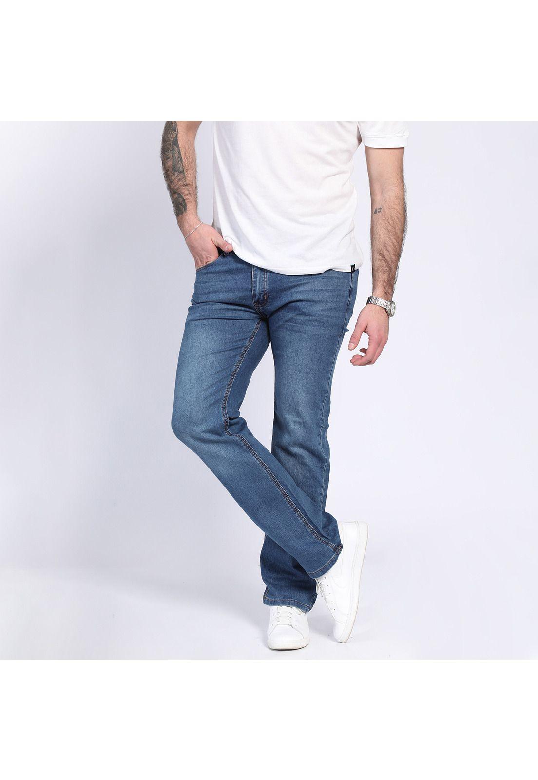 Jeans Linea Spandex Regulart Fit Denim-2