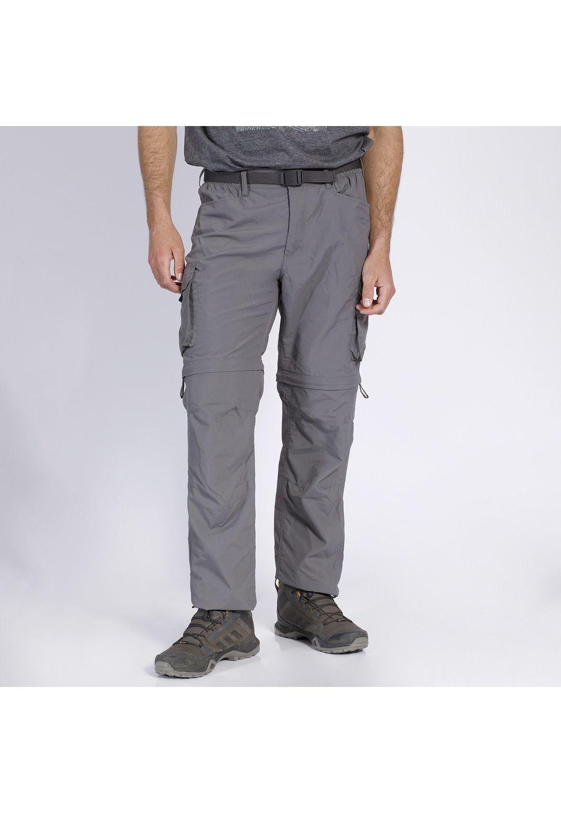 Pantalón Desmontable Hombre Gris oscuro-0