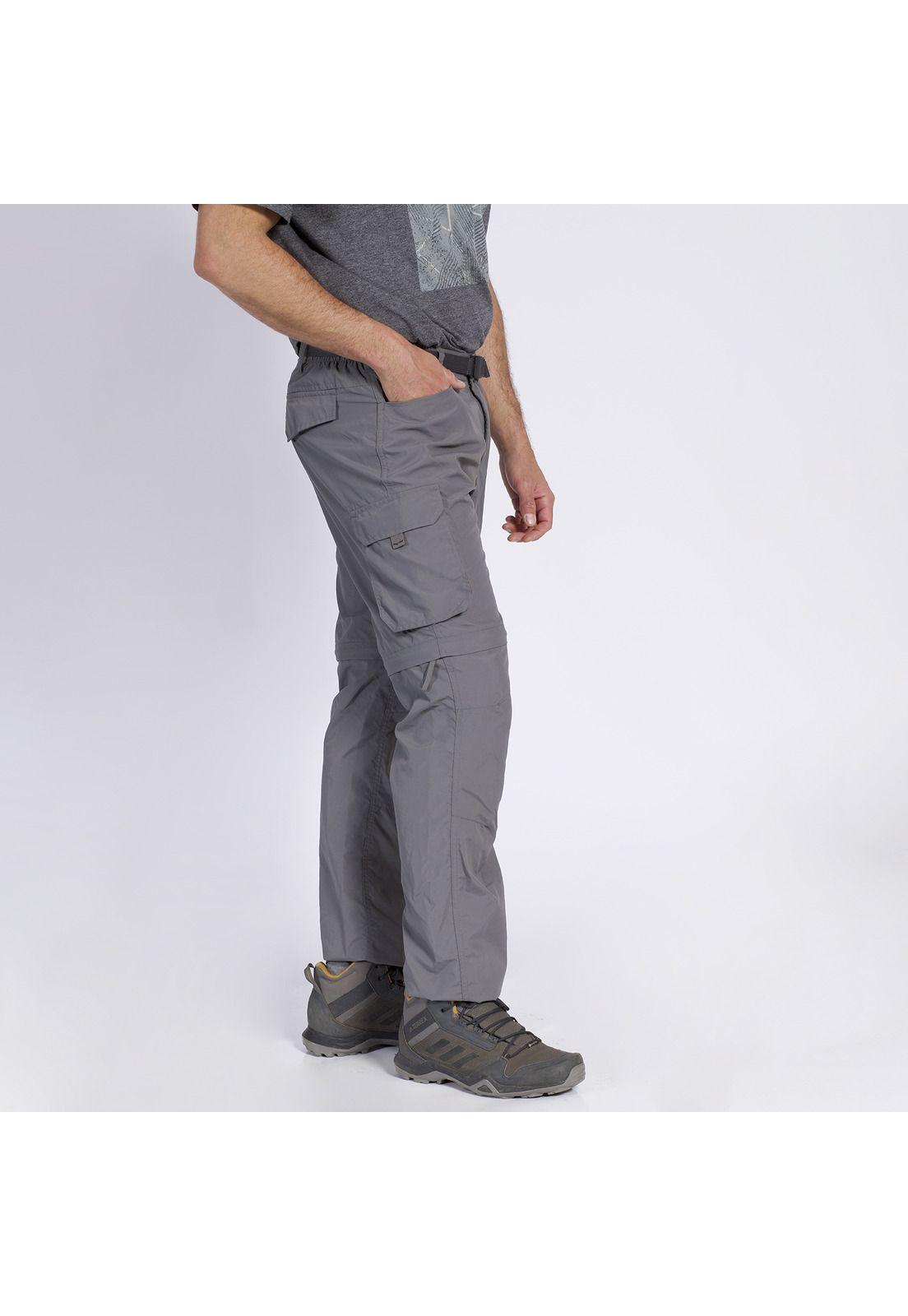 Pantalón Desmontable Hombre Gris oscuro-1
