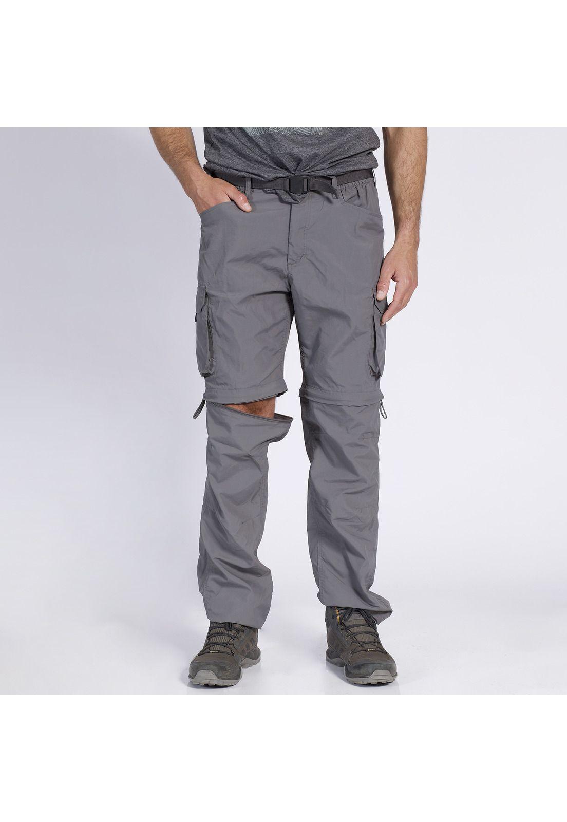 Pantalón Desmontable Hombre Gris oscuro-2