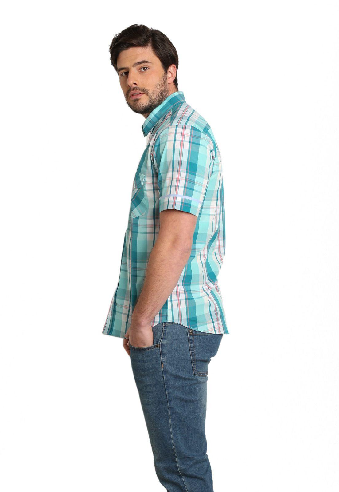 Camisa Diseño Turquesa-0