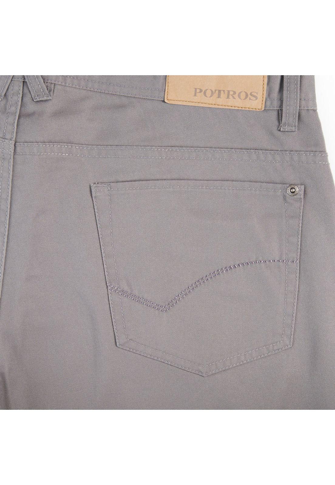 Pantalón Gabardina 5 Bolsillos Regular Fit-3