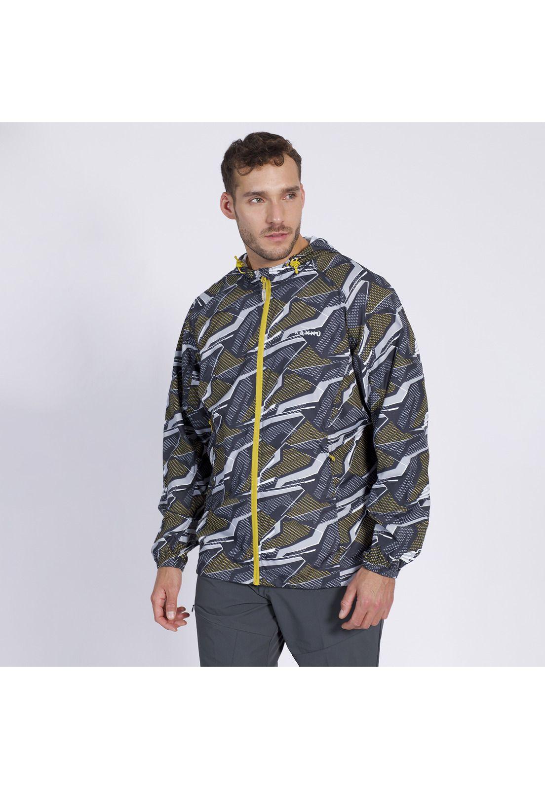 Cortaviento Banano Hombre Gris oscuro-0