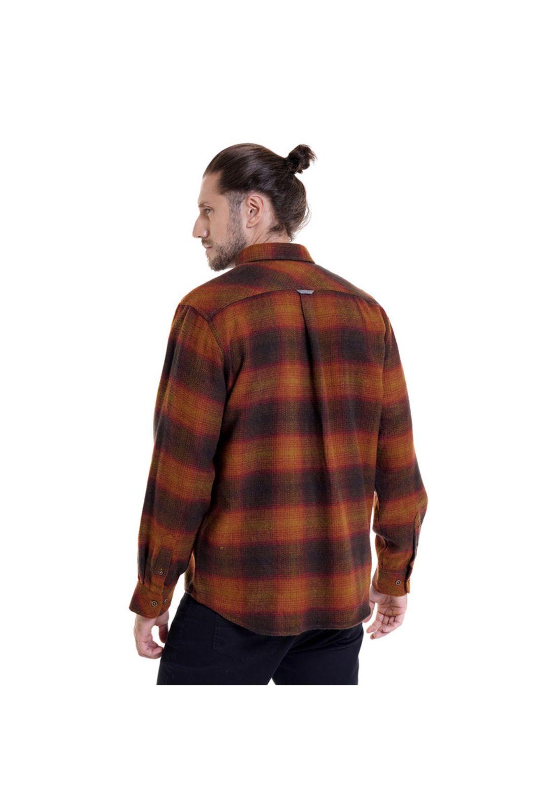 Camisa Leñadora Naranja-1