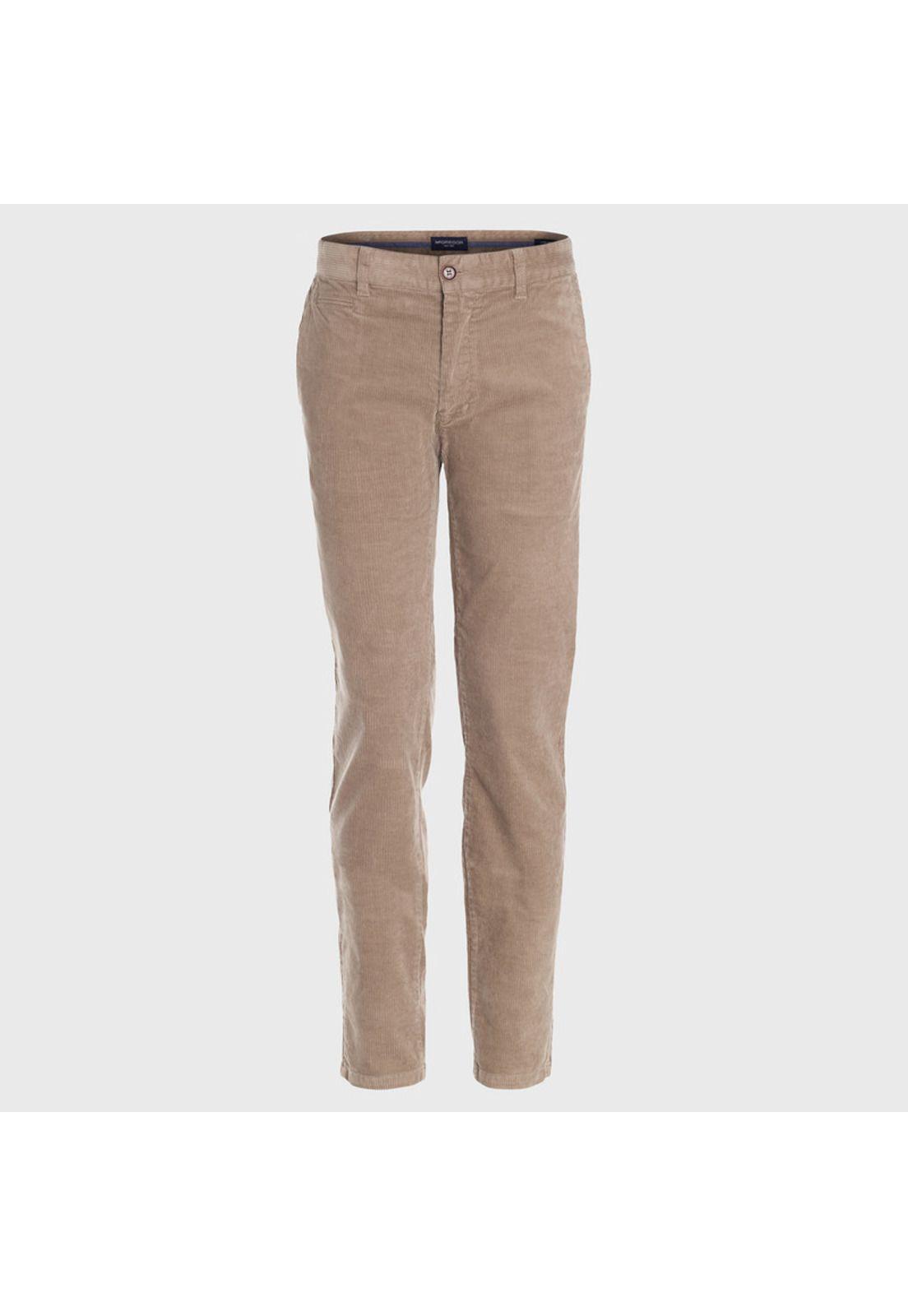 Pantalon Cotelé Frente Plano-0