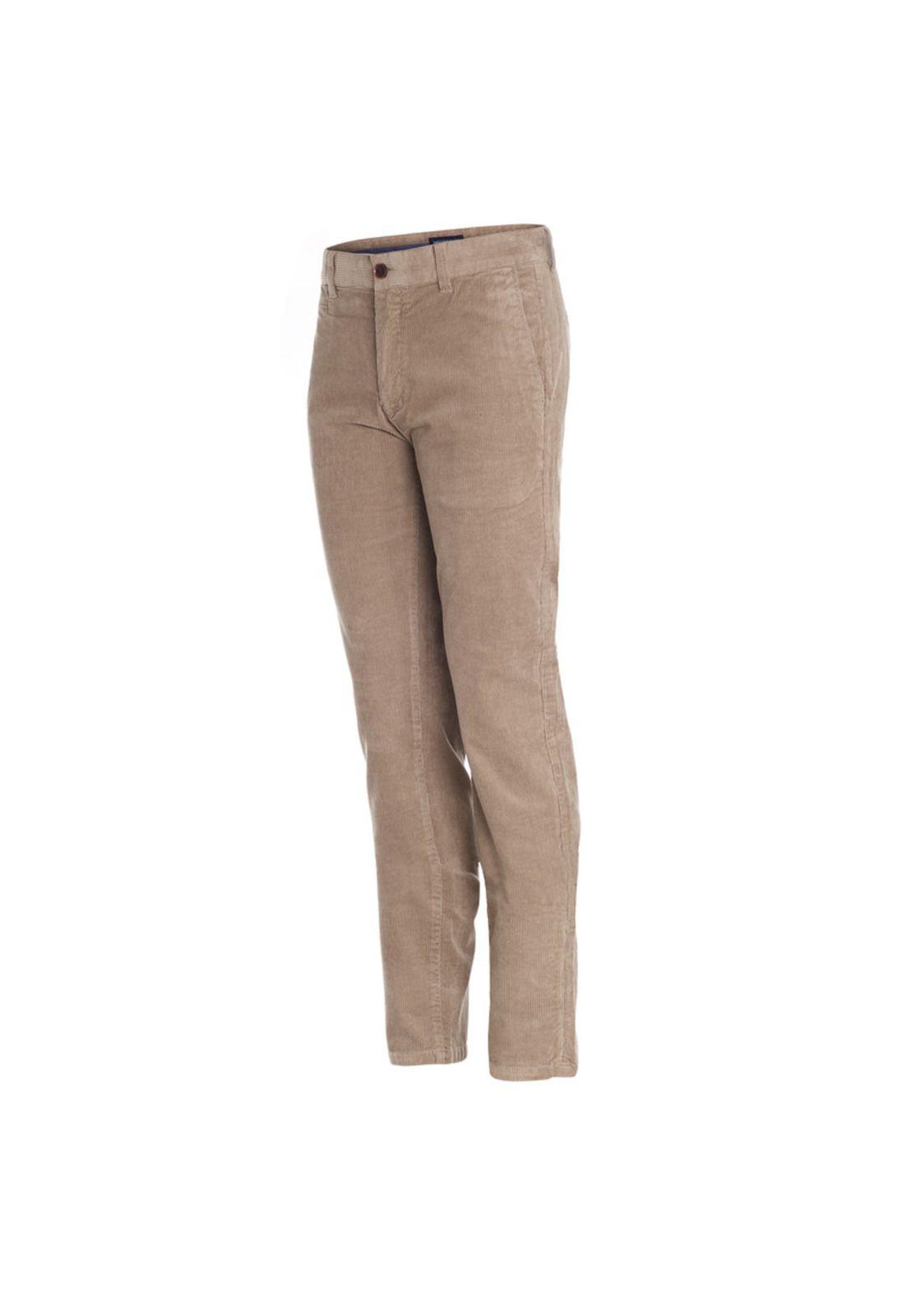 Pantalon Cotelé Frente Plano-1