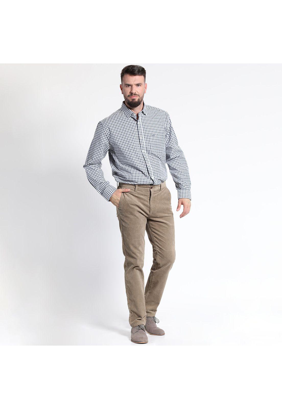 Pantalon Cotelé Frente Plano-4