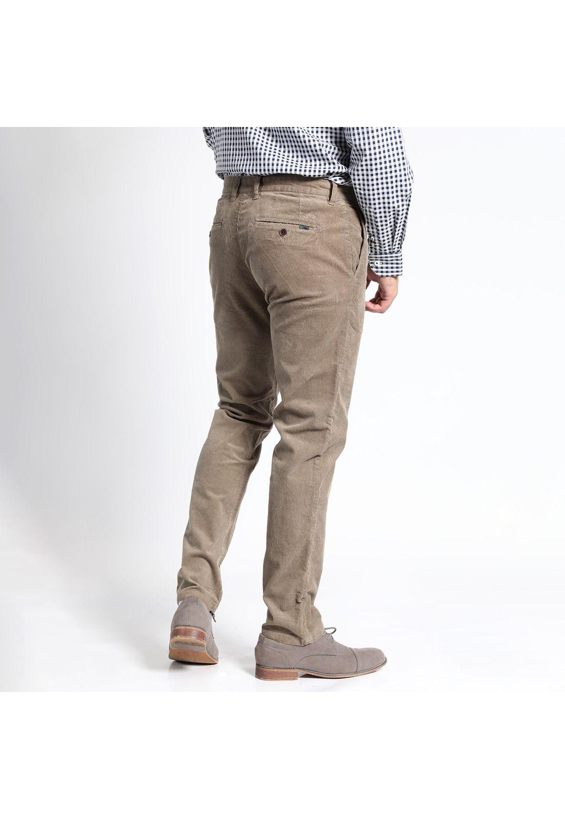 Pantalon Cotelé Frente Plano-6