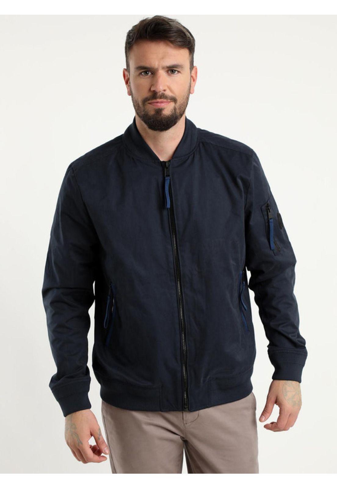 Chaqueta Nueva Bomber Azul Marino-0