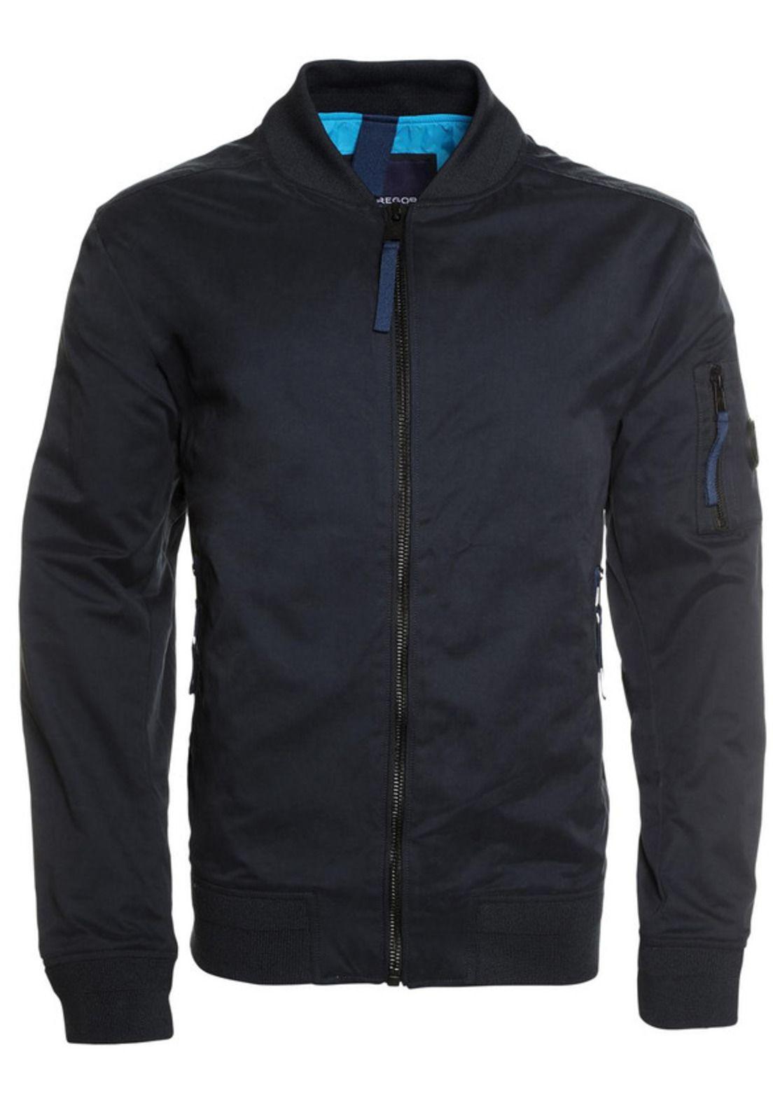 Chaqueta Nueva Bomber Azul Marino-3