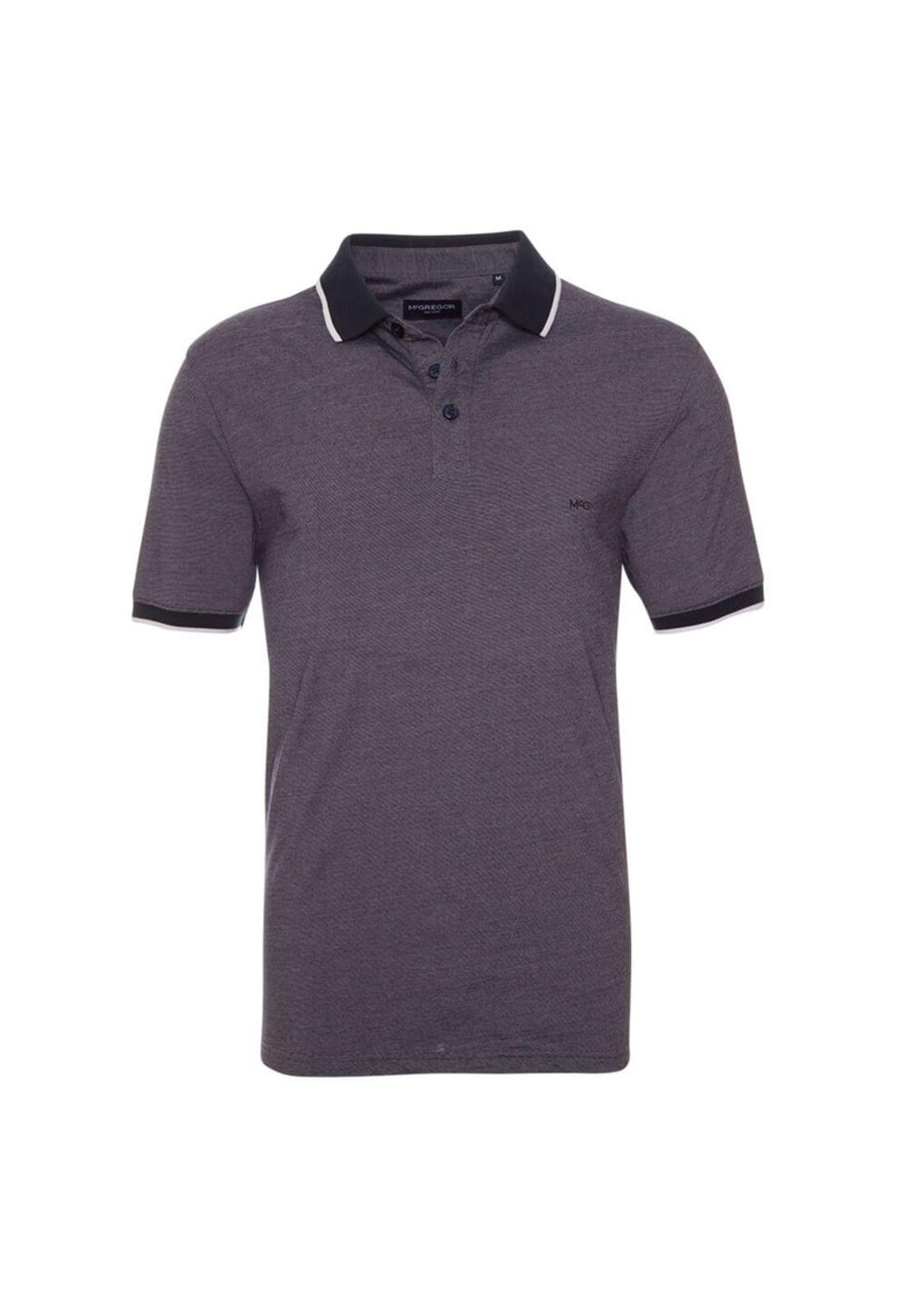 Polera Cuello Camisero Micro Listada-0