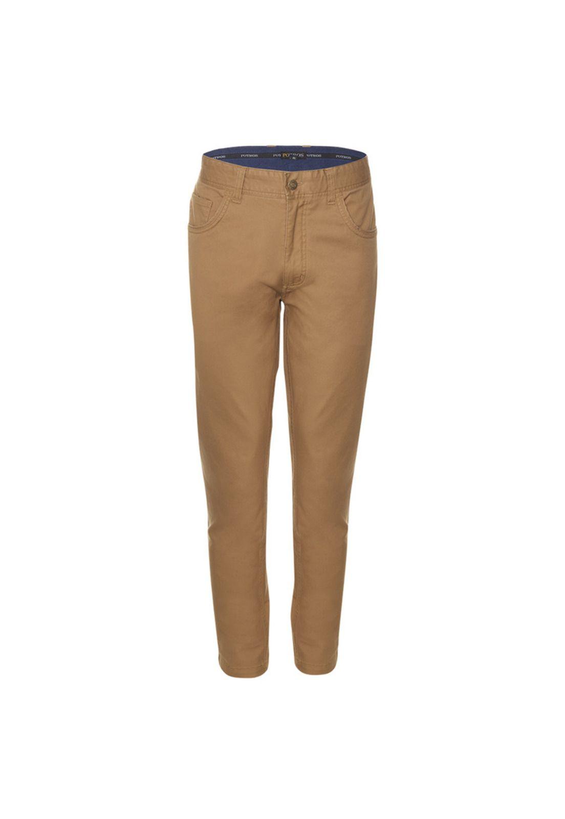 Pantalón Gabardina Spandex 5 Bolsillos-0