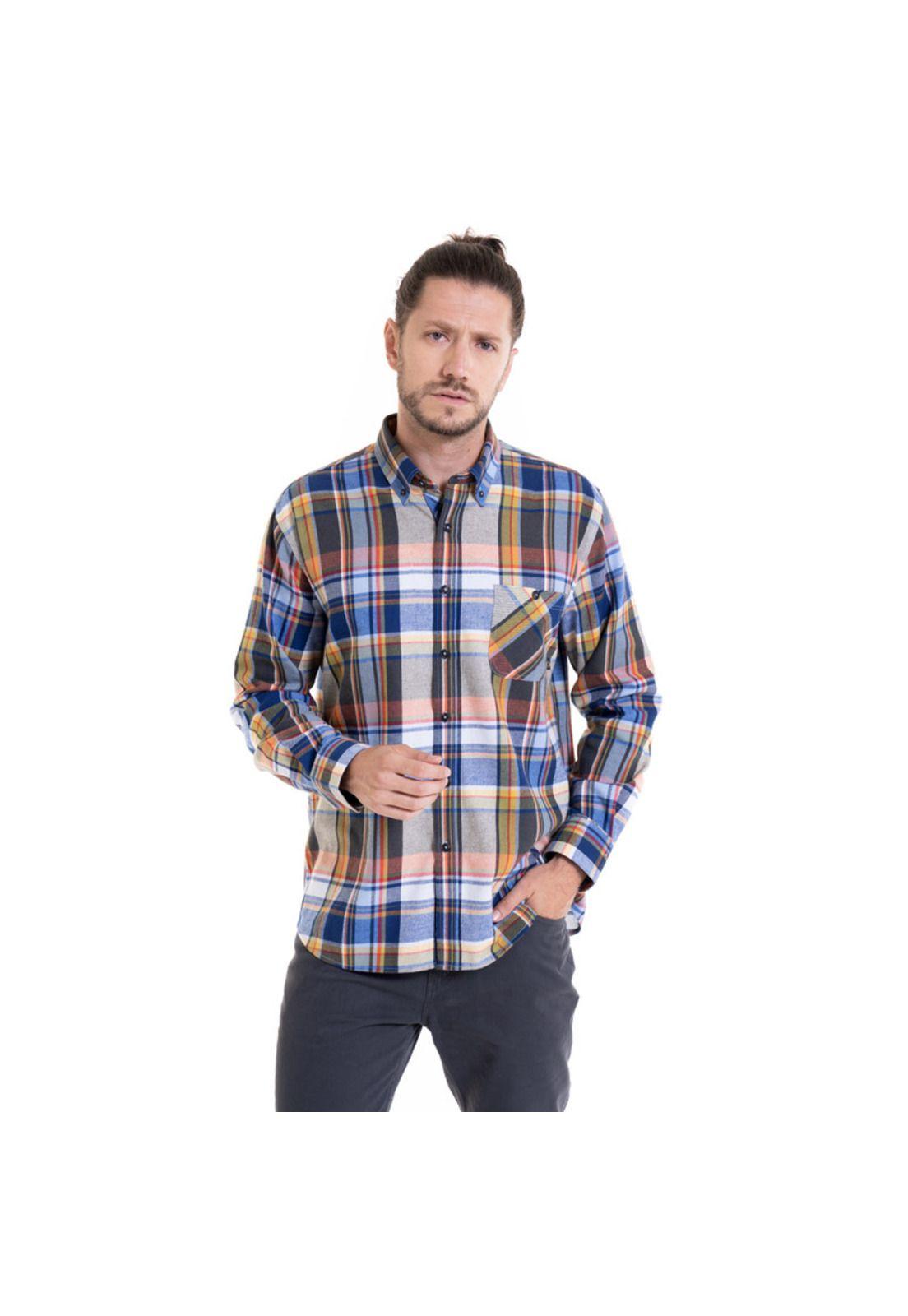 Camisa Villela Azul-0
