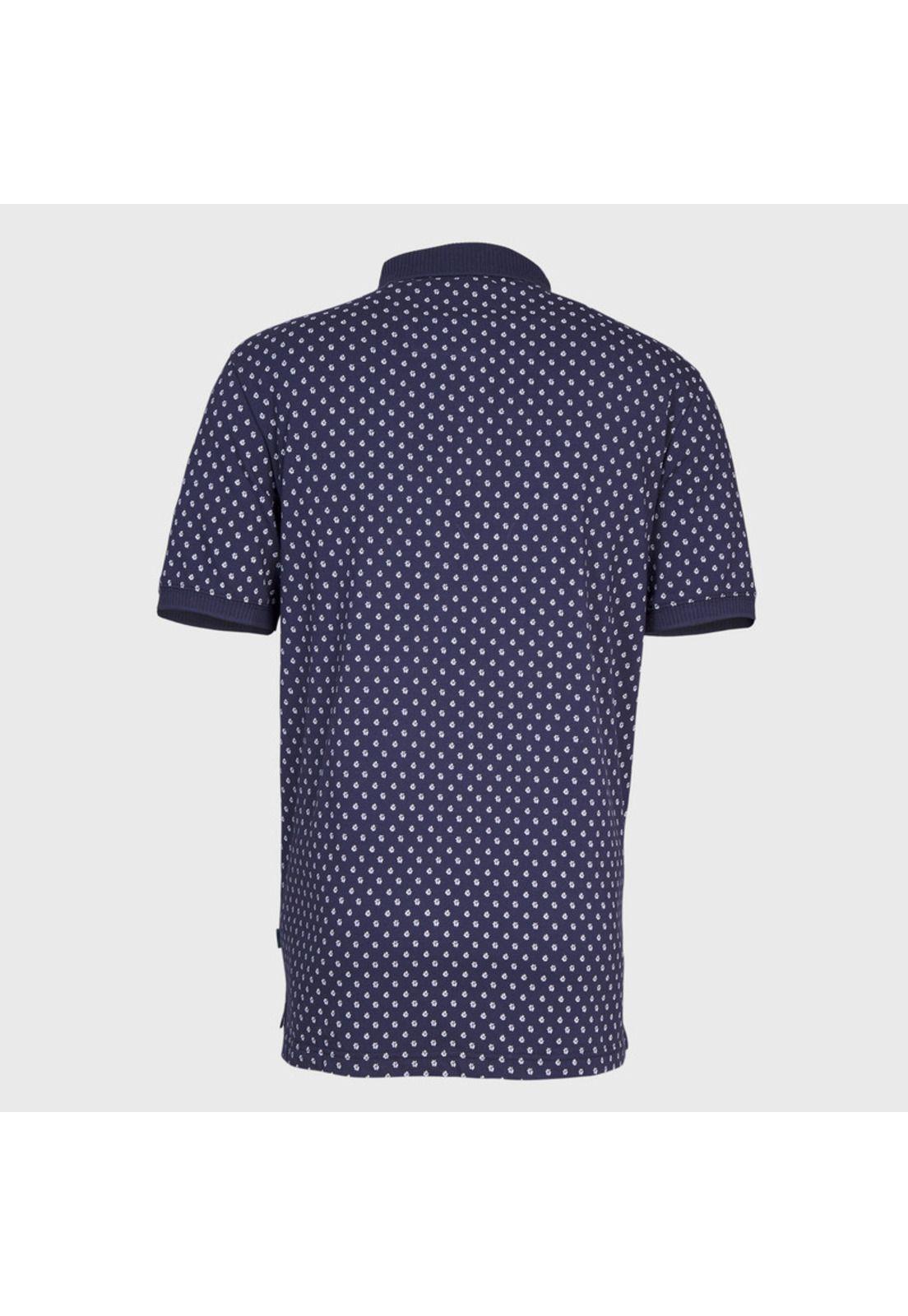 Polera Full Print Jersey Cuello Camisero MC-2