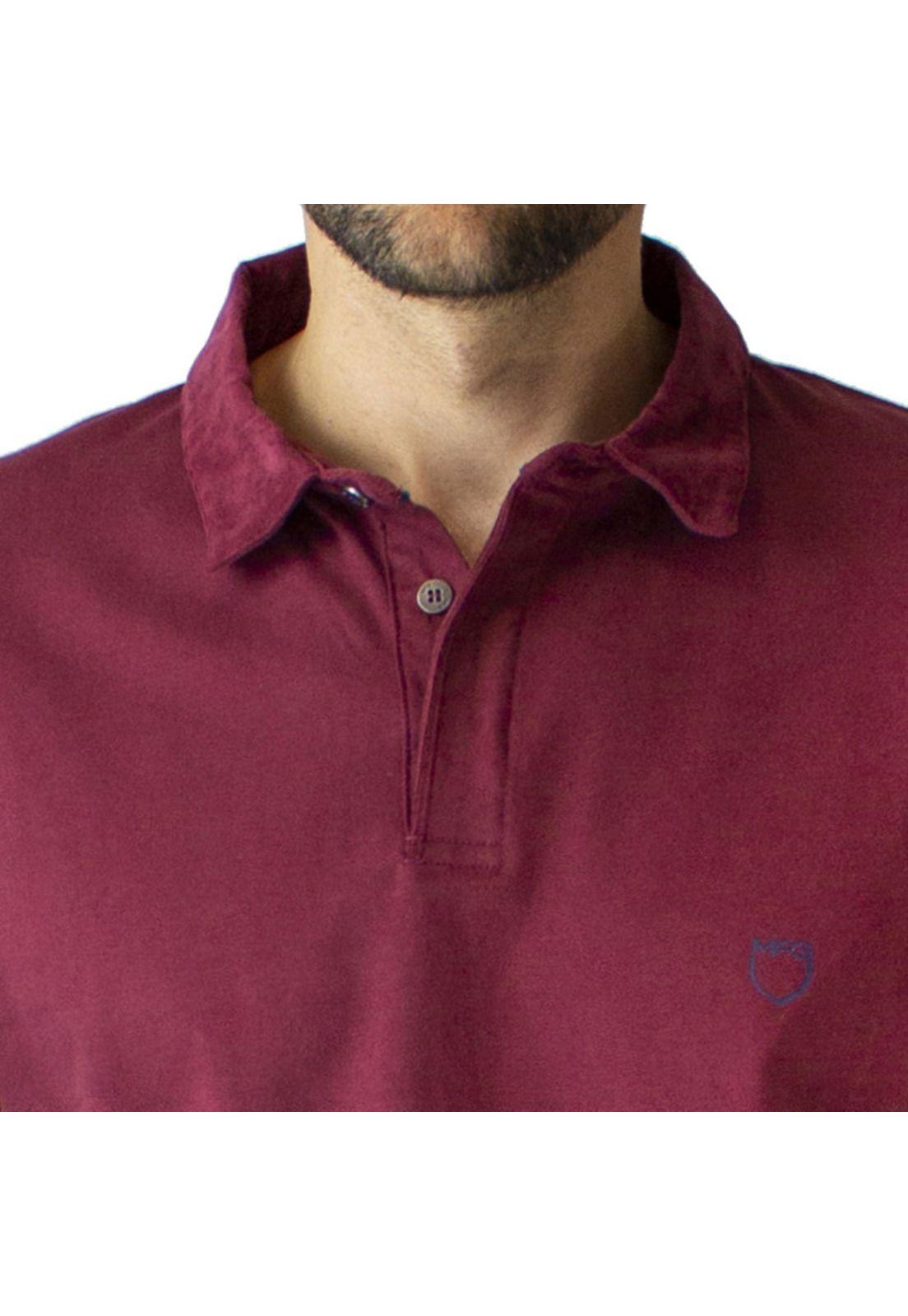 Polera Jersey Cuello Camisero Manga Larga-1