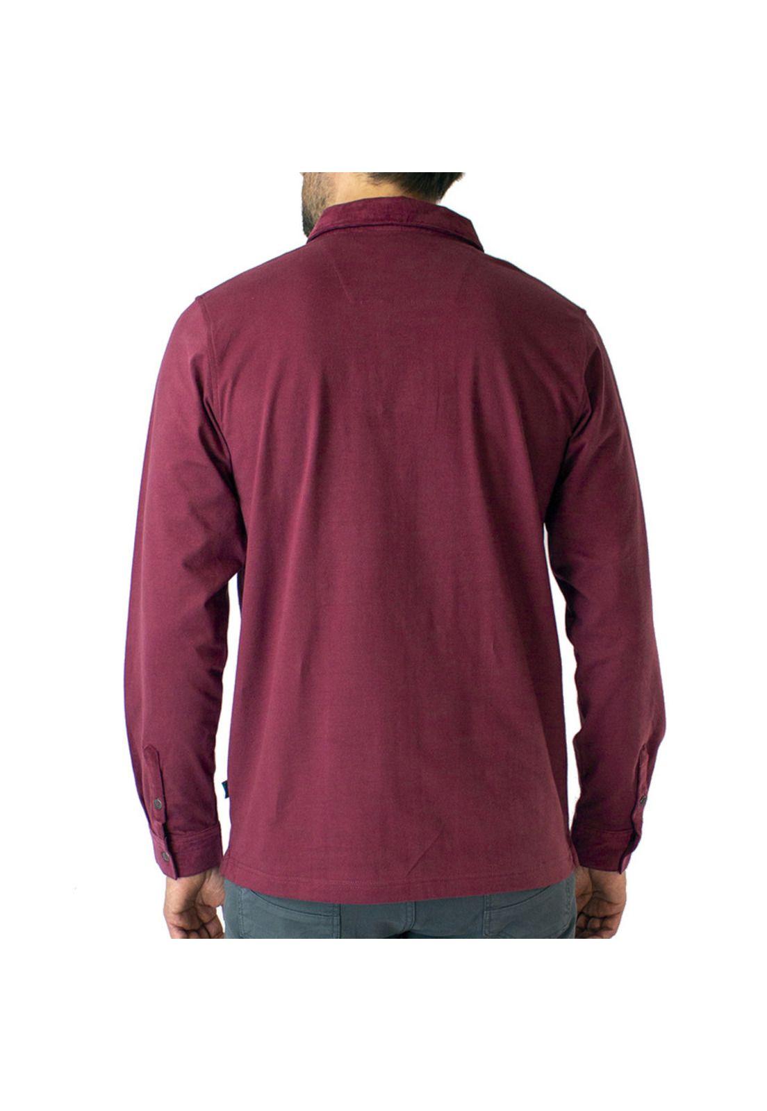 Polera Jersey Cuello Camisero Manga Larga-2