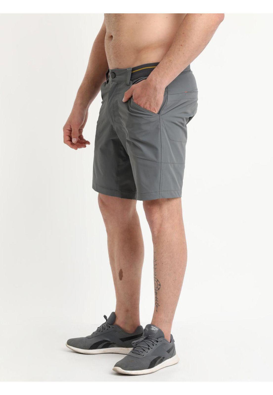 Bermuda Outdoor Hombre Gris Oscuro-1