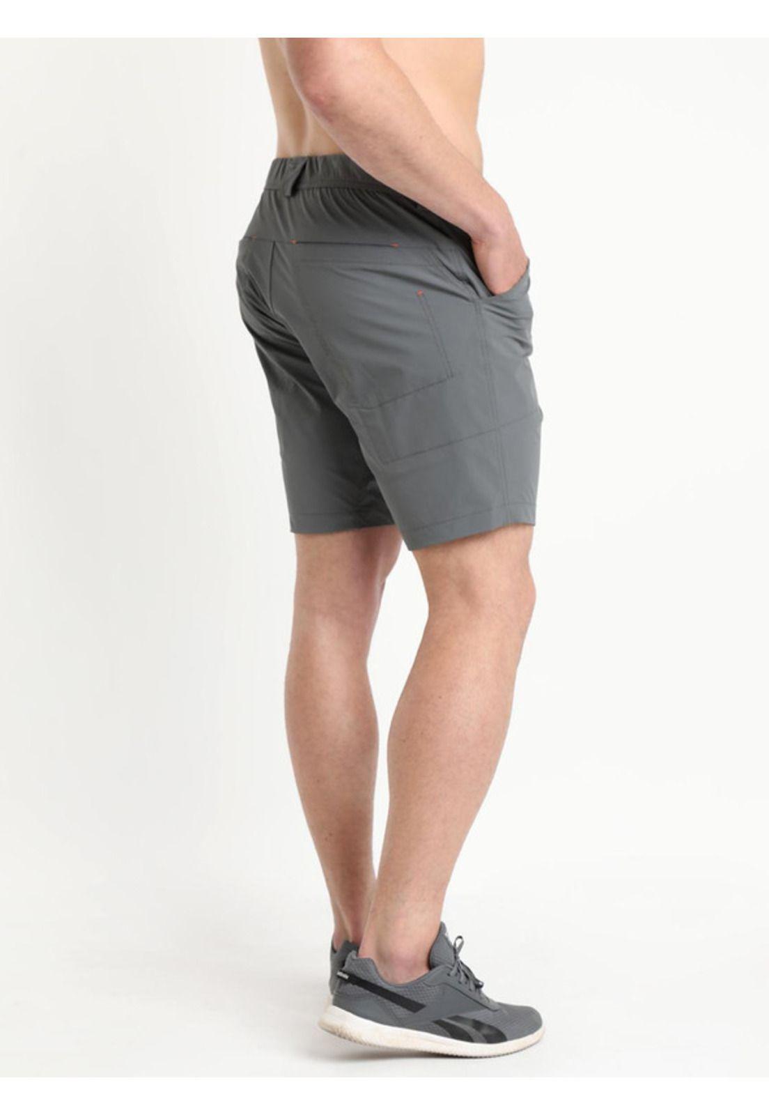 Bermuda Outdoor Hombre Gris Oscuro-2