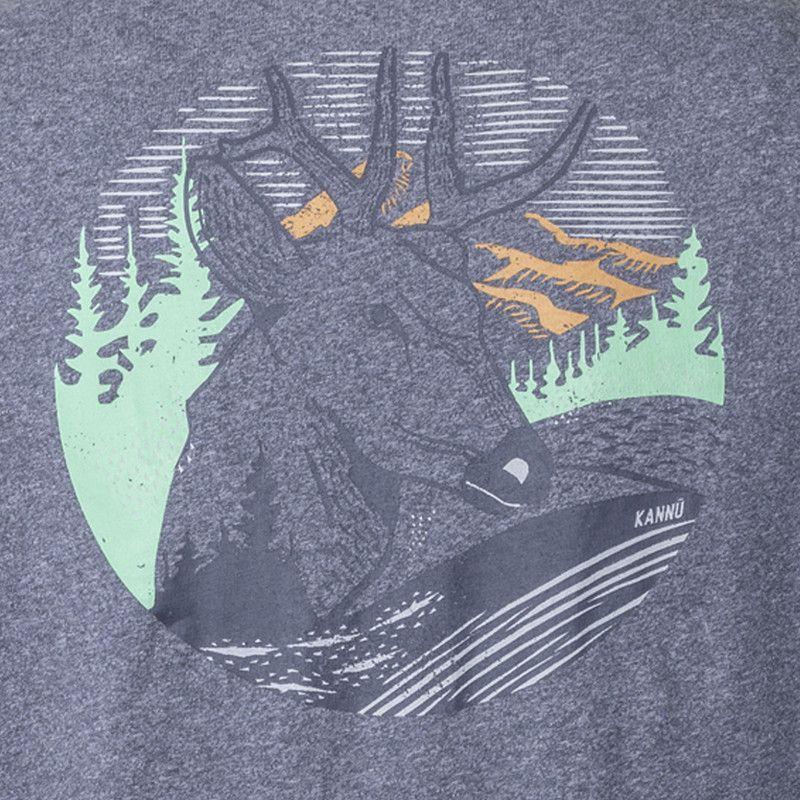 Polera Front Print Manga Larga Hombre-3