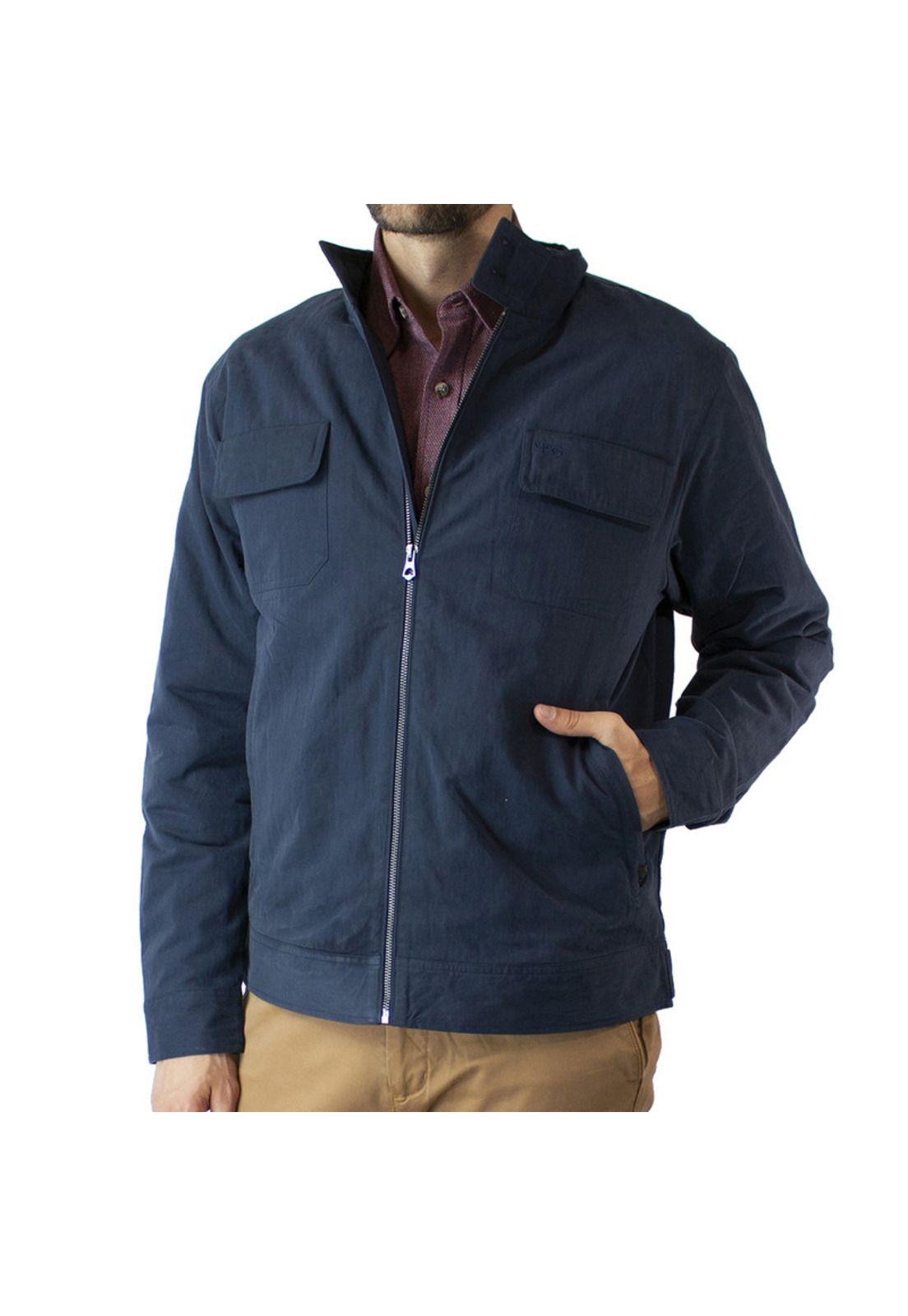 Casaca Sport Gabardina Bolsillo Parche-0